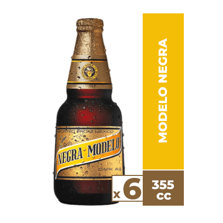 Cerveza modelo Negra botella 355 cc