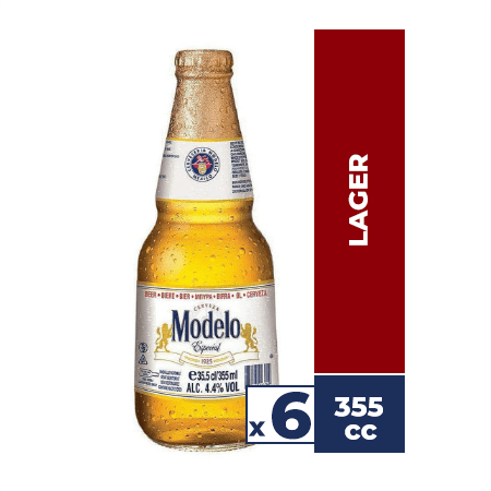 Cerveza Modelo especial botella 355 cc