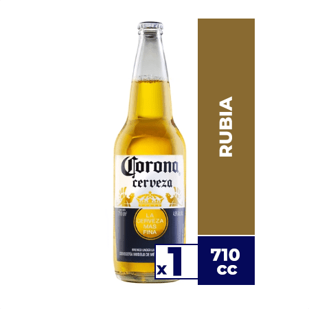 Cerveza Corona Extra Botella 710 cc